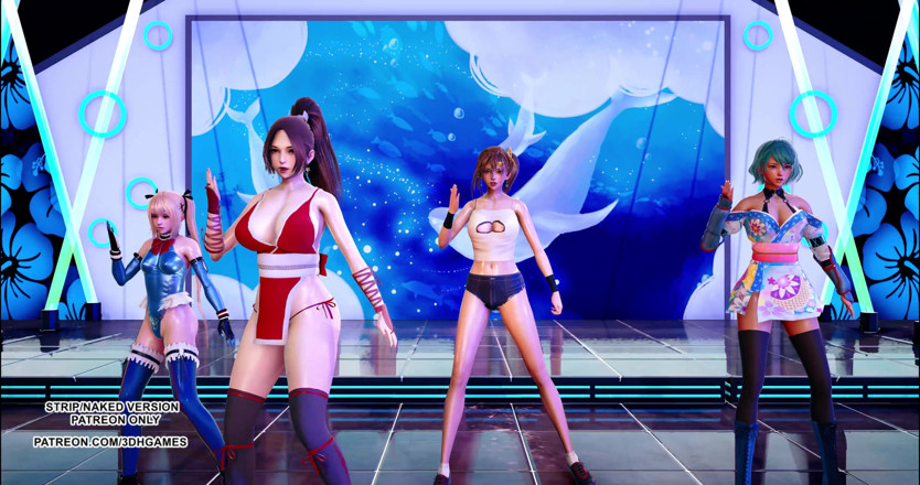 3D-Hentai Games: Lalal 热舞 doa mai shiranui Marie Rose Misaki tamaki