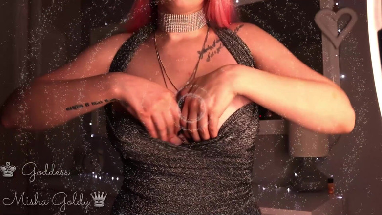 Goddess Misha Goldy: 매혹적인 JOI! 망가뜨리거나 먹어!?