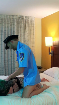 Cop Fucking Goth Sissy