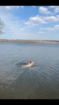 I spent the whole weekend swimming