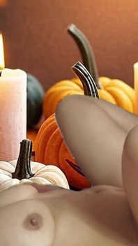 ガラバスとオルガとのホットセックスハロウィーンピクニック