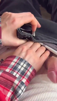My 18 Classmate Suddenly Girl Started Jerking off My Dick Right in Class