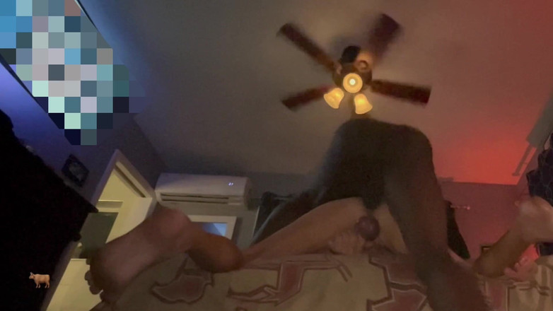 Cocksman Mandingo: Yarak düşkünü gavat - onu tekrar önünde sikiyor