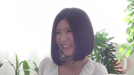 Asian happy ending: Beautiful asian teen giving interview
