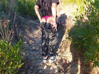 Josyandhot: Big Ass Latina Showing Ass and Tits in the Mountain