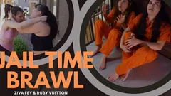 Ziva Fey - Prison Time Brawl With Ruby Vuitton