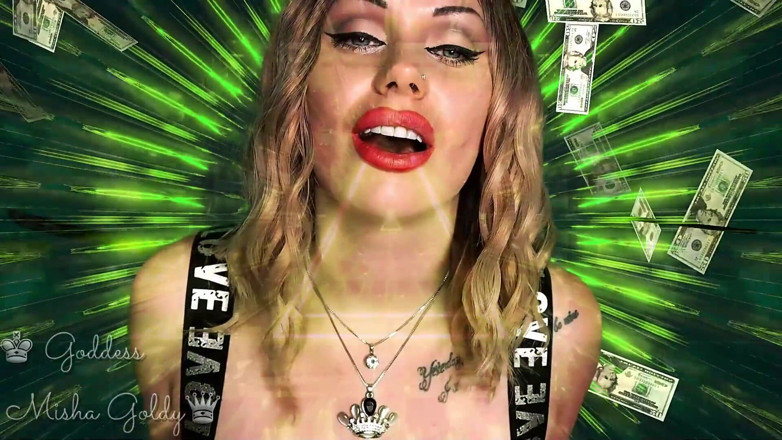 Goddess Misha Goldy: Förtrollande finansiell HFO &amp;ögonkontakt &amp;ASMR! Kom till den ekonomiska ruinen!