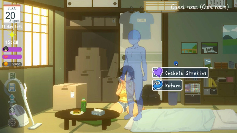 NSFWOtaku: Hentai Game - Peituda beleza do interior em uma cena de...