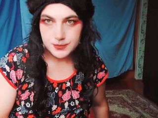 Kitty_Cross: Самая симпатичная подборка шорт кроссдрессера Kitty домашнего видео модель Сисси Фембой винтажная девушка.