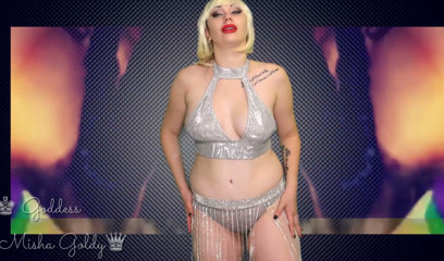 Goddess Misha Goldy: You will be in the spotlight of gangbang party!