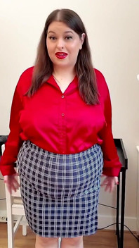 Your Employee's Growing Belly - You've Been Feeding BBW Sydney Screams and Admiring Her Big Belly