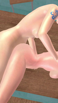 อนิเมชั่น 3D พอร์นไส้เดือน - ไส้เดือนเย็ดหีและตูดสาวทั้งสองรู ท่า spoon ในห้องเรียน