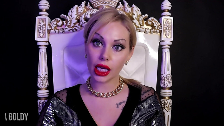 Goddess Misha Goldy: Small-dicked losers like you are supposed to clean up after...