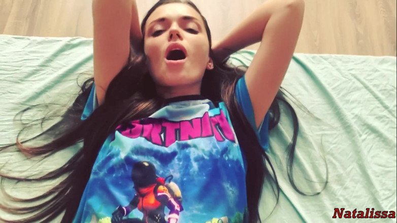Natalissa: Fofa fortnite menina é fodida grosseiramente