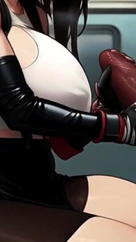 Tifa midgar trene biniyor