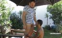 Hot Latinos dudes not gay but curious: Estevan zerżnięta na surowo przez Feed w ogrodzie exhib