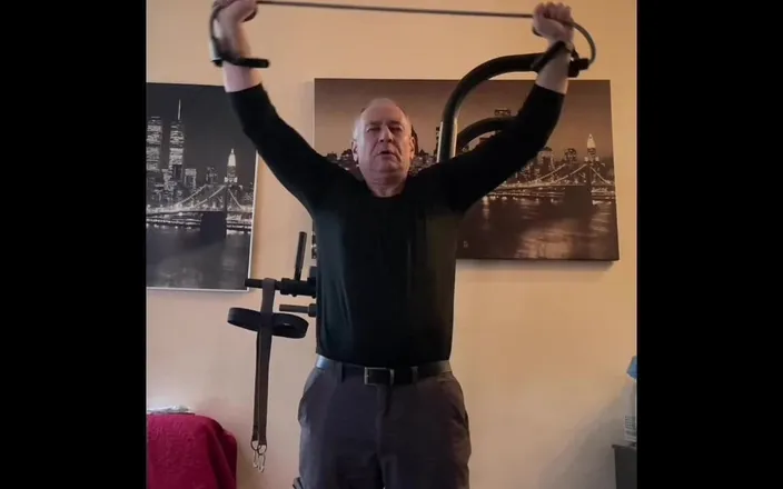 Alex Igogo: Old Man Workout, Smoking and Masturbating