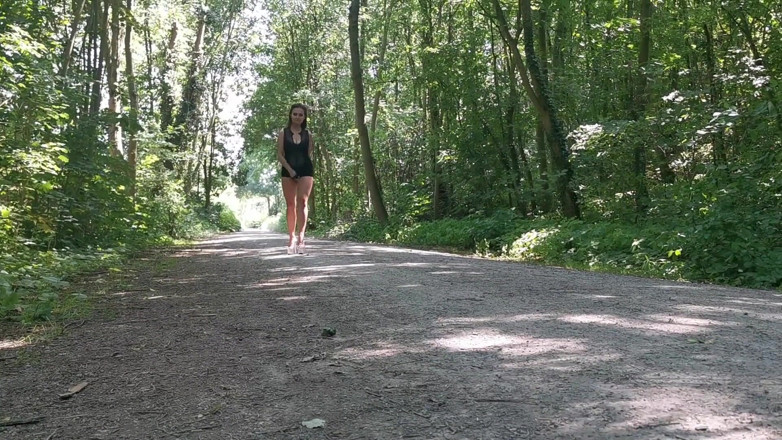 Goddess Lena: My sexy walk in the forest