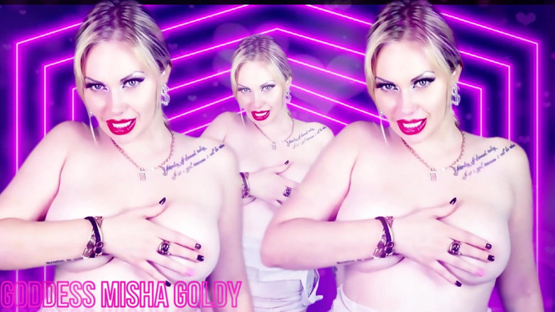 Goddess Misha Goldy: Mesmerizing tease and denial! Edge and twitch! I will deny...