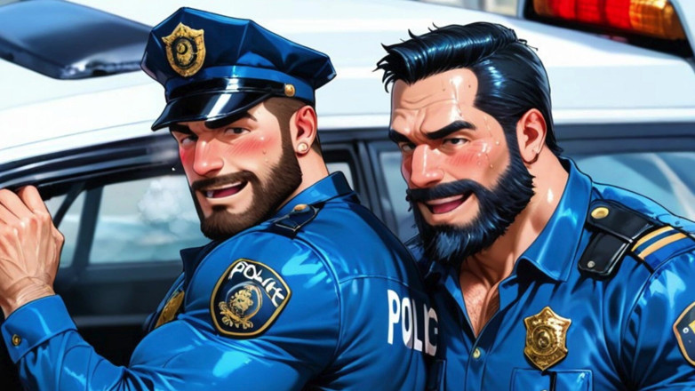 Trans-Men FTM Hentai: Büyük karınlı ve hamile erkekler şişman amcıklarını gösteriyor. Hentai porno animasyonu.