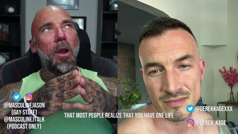 Raw and Uncensored with Masculine Jason: Porn Star Confessions - Derek cage (episode 87)