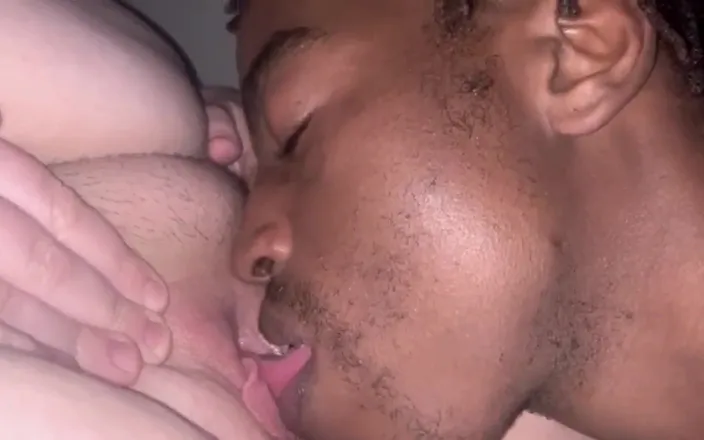 Real homemade BBW BBC porn: YoungEnglishBBW BBC Nata4sex licking fisting slapping his dick on my...