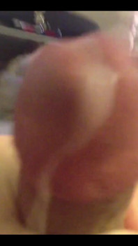 Stroking My Fat Cock Till It Shoots
