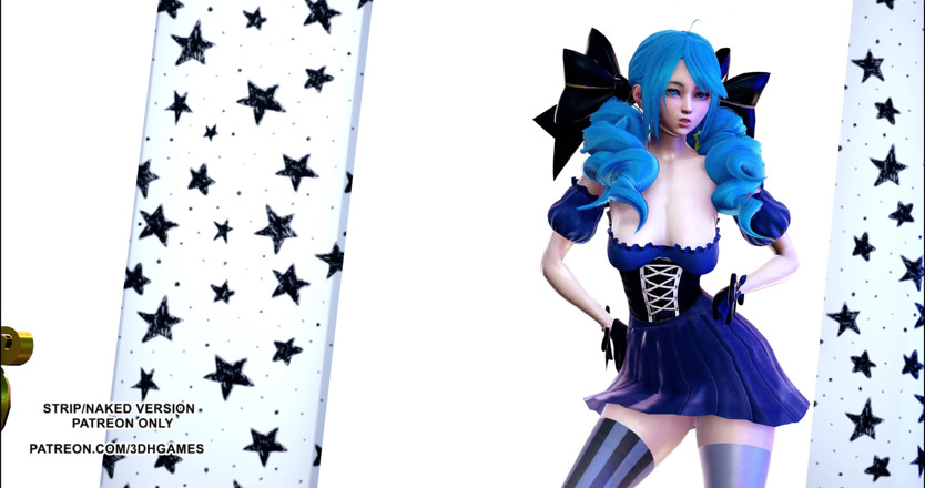 3D-Hentai Games: Bestie - Excuseme Gwen sexy kpop dance league of legends