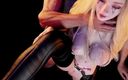 Wraith ward: Маленька блондинка підтягнута Кітті трахається стоячи | 3D Порно