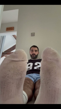 Sniffing My Overused Socks After the Gym!