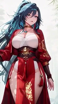 Blue-haired Domme Vs Muscular! Forbidden Deep Squats in a Navy Bedroom, Shy Chest Covering but Hips Thrusting Wildly