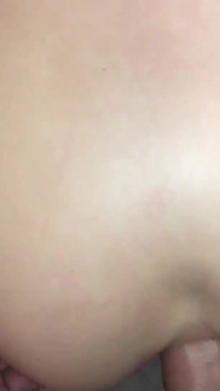 Mike Angelo cums in his girlfriend Angel Emily's ass