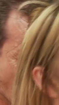 Blonde babe gets fucked from her personal trainer