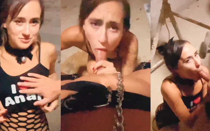 SexTravelers: Me- Dominant Girl Mistress Tied Bondage Guy in Basement, Sucked...
