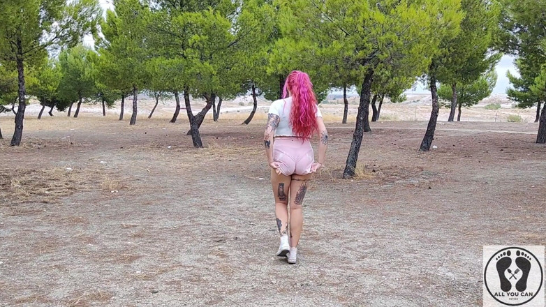 All You Can Fetish: 屋外でリスキーなランニングスポーツ 公園での裸のリスク