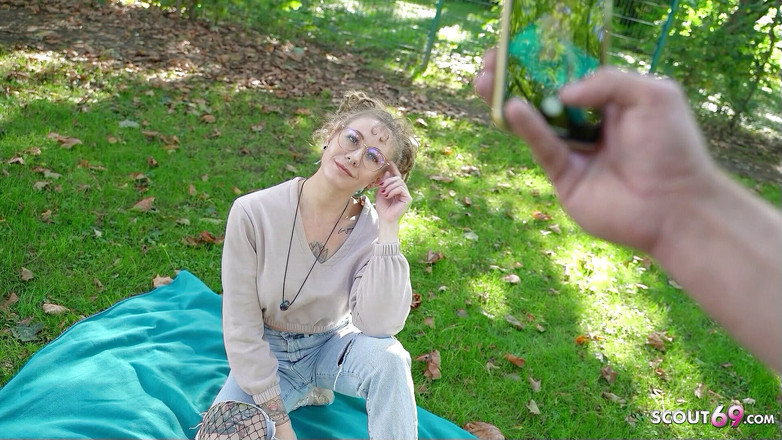 German Scout: German Scout - First Anal Creampie Sex for Tiny Teen Julia...