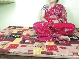 Pyaripooja22: Komşu kırmızı sari giyen güzel yengenin evine geliyor ve onu...