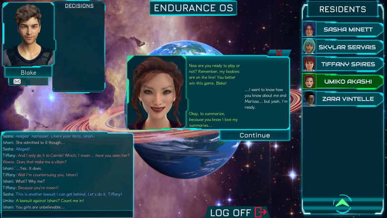 Dirty GamesXxX: Stranded In Space: messaging the girls. Ep.18