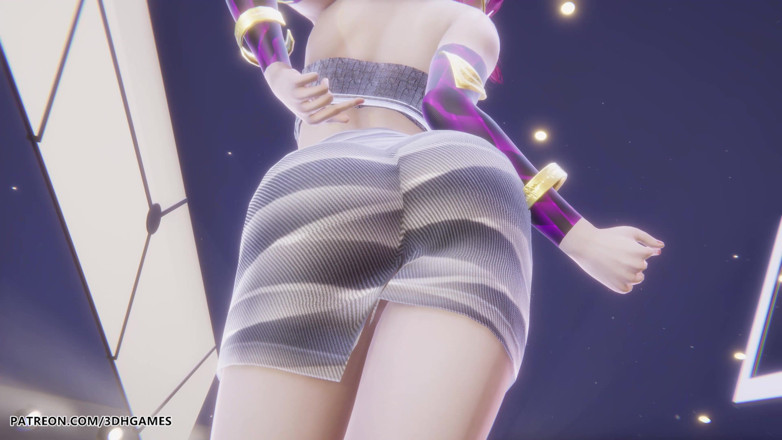 3D-Hentai Games: Mmd Mamamoo - Starry Night Evelynn Liga Striptis Seksi Legends Hentai...