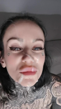 Huge cum facial