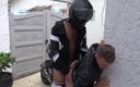 Crunch French bareback porn: 2916 сексуальний фінокс відтраханий гетеросексуальним мотоциклістом на відкритому повітрі