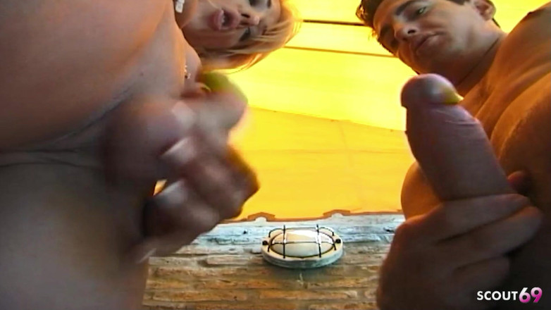 Shemale TS Collection: Blondă transsexuală excitată futută în curul strâmt de o pulă groasă