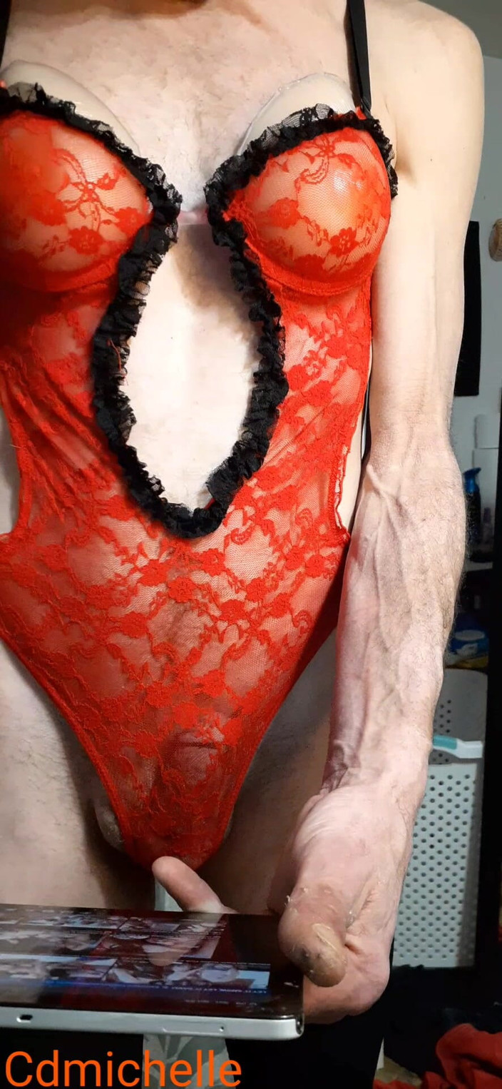 Sexy crossdresser wearing lingerie everything sexy: Cdmichelle miluje Crossdress v mnoha různých věcech