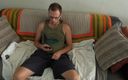 Russie good boy: Daddies Boy Strips, Strokes Moans and Uses Buttplug While Watching...