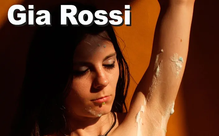 Picticon bondage and fetish: Gia Rossi shaves pussy &amp; armpits