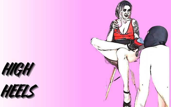 Lady_Angela: Lady Angela hoge hakken fetisj-animatie onderdanige aanbidt milf pleaser heels