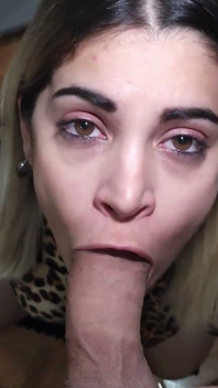 Stepmom Swallows My Dick and I Break Her Ass on All Fours