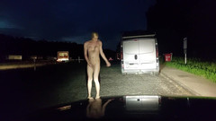 sweetfeet29: Flashing Cars at Night
