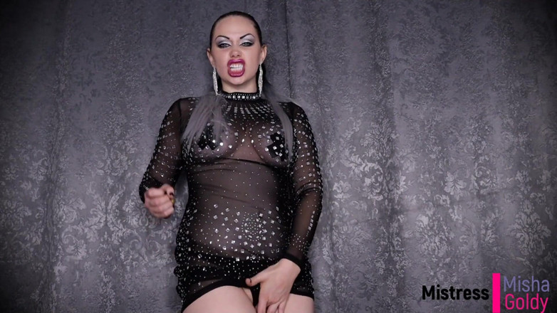Goddess Misha Goldy: Goddess Spit Worship and Spit Humiliation for Loser!