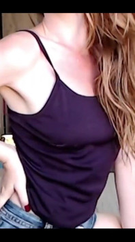 Worship Your Redhead Goddess Lev on Your Knees!
